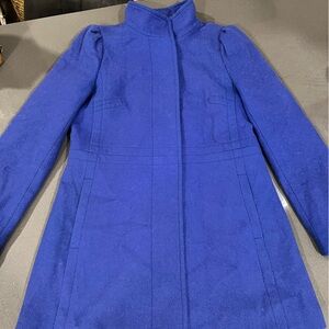 Banana Republic Blue Wool Coat
